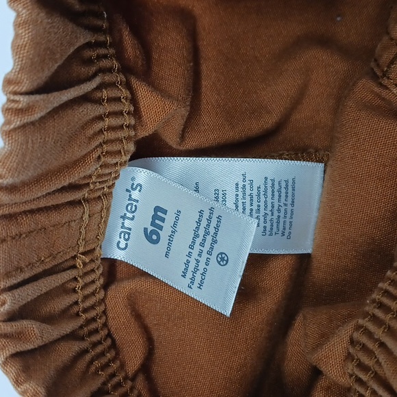 Carter's Outfit - Long Sleeve Button-Up and Pants (6 Month) - Picture 7 of 7